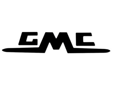 1955-1962 GMC Truck Tailgate Letters, Stepside, Black