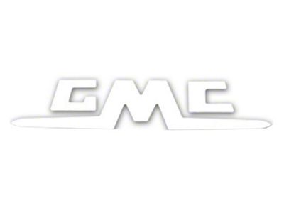 1955-1962 GMC Truck Tailgate Letters, Stepside, White