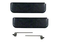 Sunvisor Kit Zinc Brackets/Black 55-59