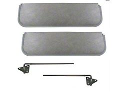 Sunvisor Kit Zinc Brackets/Repro Gray 55-59