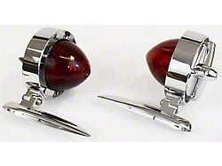 1955-56 Chevy Tri-Bar Yankee Taillights - Chrysler Imperial Style