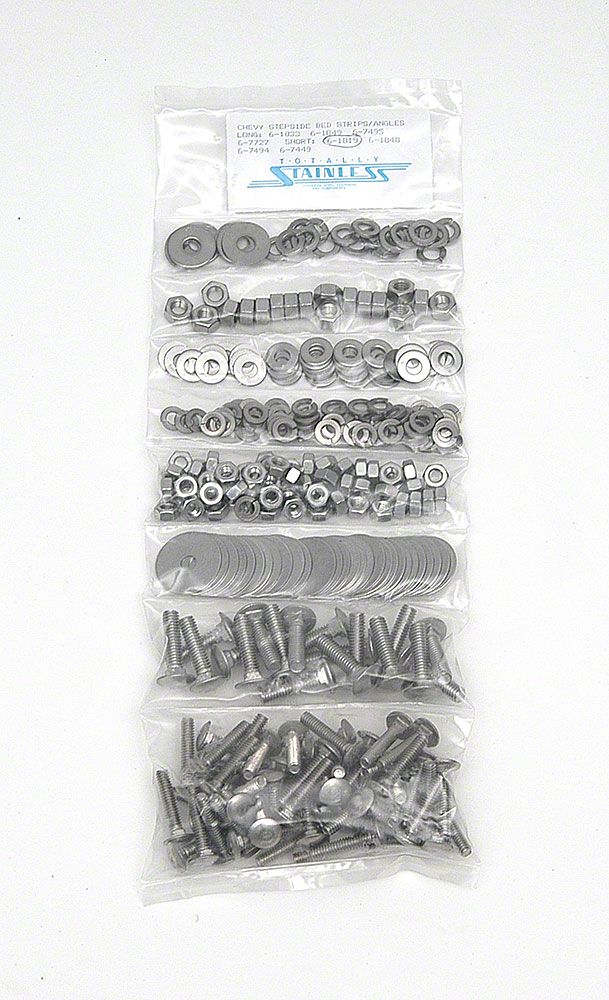 Ecklers Chevy Truck Bed Strip And Angle Bolt Kit Long Bed Step Side