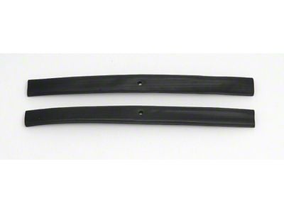 1955-72 Chevy Truck Tailgate Chain Covers Step Side Black