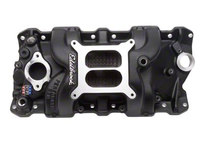 1955-86 Chevy-GMC Truck Edelbrock 71013 Performer RPM Manifold, Black