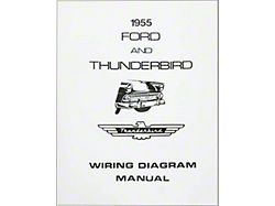 1955 Thunderbird Wiring Diagram Manual, 8 Pages