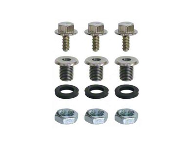 Hardtop Mounting Bolt Set, 1956-1960