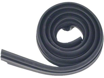 Hard Top Weatherstrip, Header, Front, 1956-1962 (Convertible)