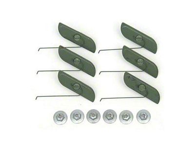 OPR 1956 210 & 1957 150 Upper Paint Divider Stainless Steel Molding Clip Set