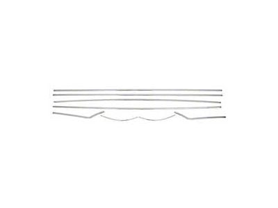 1956 Chevy Convertible Interior Door & Side Panel Trim Set Stainless Steel (Bel Air Convertible)