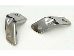 1956 Chevy Grille Tie Bar Angle Brackets, Stainless Steel