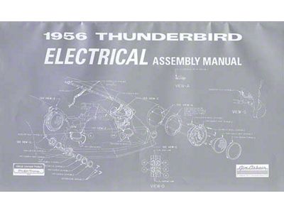 1956 Thunderbird Electrical Assembly Manual, 35 Pages