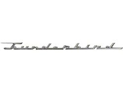 1957-1959 and 1961-1962 Ford Thunderbird Script, Chrome