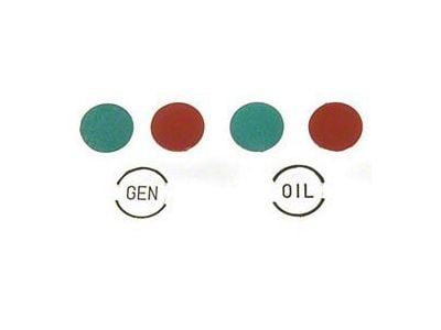 1957 Chevy Dash Indicator Light Lens Set