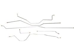 1957 Chevy-GMC Truck 2/4WD 1/2-Ton Standard Cab Longbed Manual Drum Brake Line Set 6pc, Stainless Steel