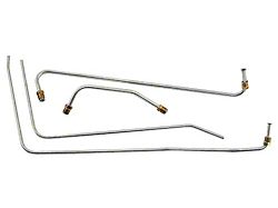 1957 Ford Thunderbird Fuel & Vacuum Line Set, 4 Piece Set, OE Steel, Except E Code 312 With Dual 4 Bbl Carbs Or F Code Supercharged 312