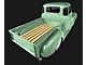 1958-1959 Chevy-GMC Long Fleetside Bed In A Box Kit With Unfinished Pine, Plain Steel Strips And Zinc Coated Hardware