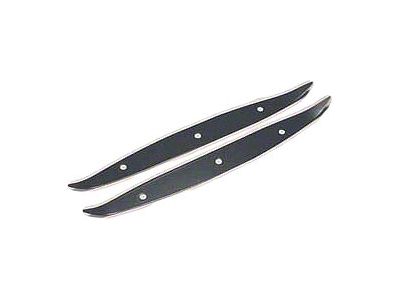 Side Fender Horizontal Spear Insert Backing Plates,58-61 (Convertible)