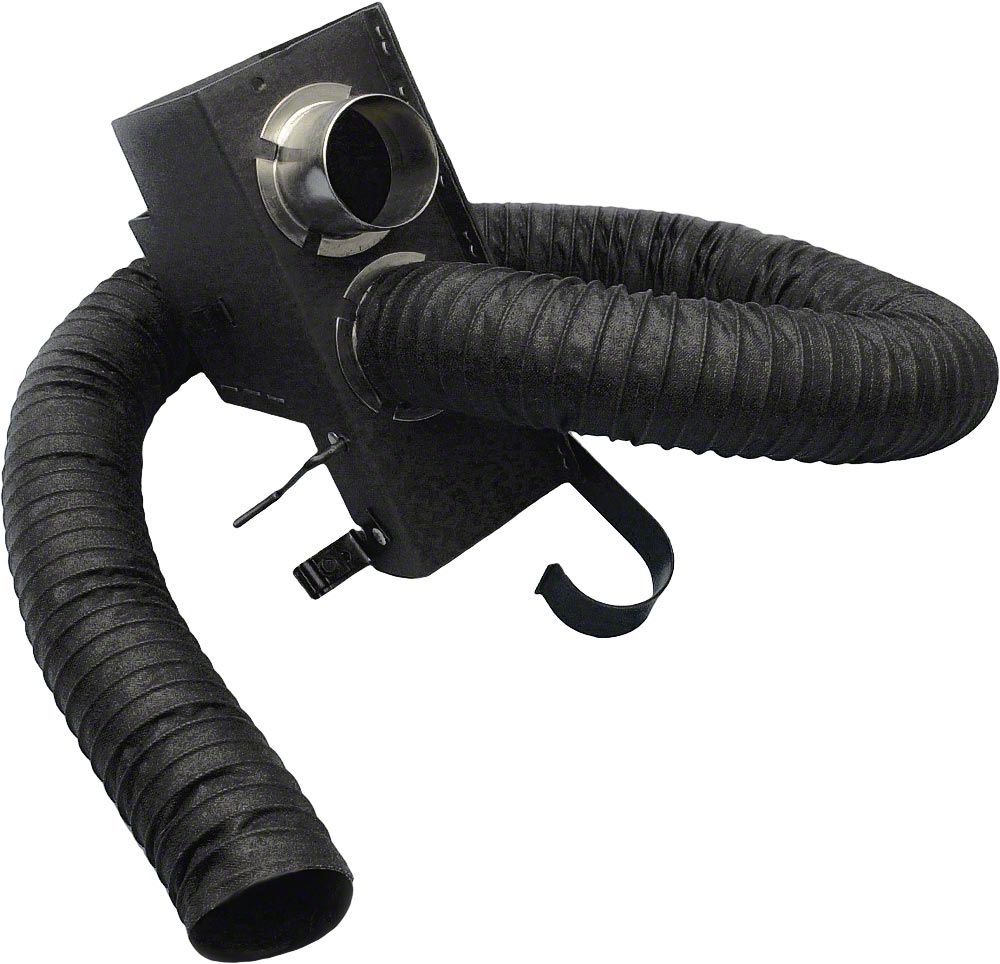 Ecklers Heater Diffuser Box, With Hoses, 1958-1962 (Convertible)