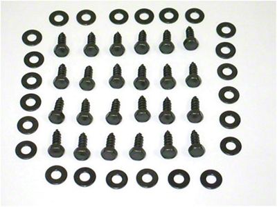 1958-1962 Corvette Screw Kit Fender To Cowl Reinforcement