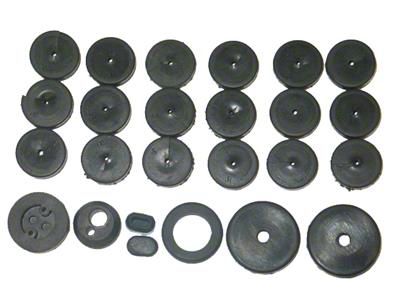 1958-1962 Firewall/Body Grommet Set, 25 Pieces