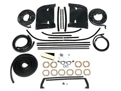 1958 Chevy Impala 2-Door Hardtop Weatherstrip Kit (Impala Sports Coupe)