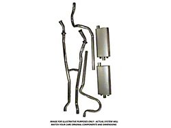 1959-1960 Ford Thunderbird Exhaust System, Without Resonators, 430 T