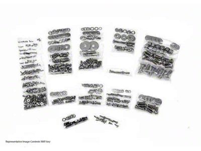 1960-1962 Chevy-GMC Truck Bed Bolt Kit, Longbed Fleetside, Polished Stainless Steel