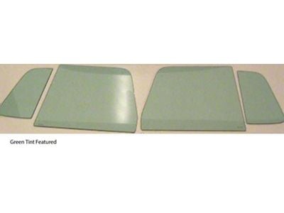 1960-1963 Chevy-GMC Truck Side Window Kit, Green Tint