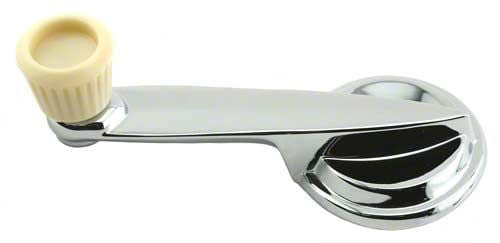 Ecklers Window Crank Handle,Chrome/Whi