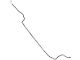 1960-63 Ford Falcon & Mercury Comet Sedan & 1963 Hardtop Front To Rear Brake Line, Stainless Steel