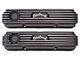 1960-72 Fullsize Ford-Mercury Edelbrock 41623 Classic Finished Aluminum Valve Covers for Ford FE; black Finish