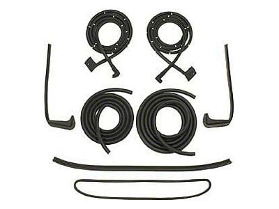 Convertible Body Weatherstrip Kit,Universal Deck Lid,61-62 (Convertible)