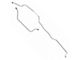 1961-1962 Ford Thunderbird OEM Steel Rear Axle Drum Brake Line Set, 2 Pieces (Rear Drum Brakes)