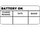 1961-1963 Ford Thunderbird Battery Test OK Decal