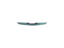 1961-1963 Ford Thunderbird Roof Side Emblem Insert, Plastic, Silver & Black & Turquoise, Except Landau