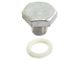 Oil Pan Drain Plug With Nylon Washer