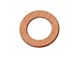 Brake Line Copper Washer; 0.39 ID x 0.62 OD