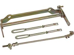 1962-1963 Ford Thunderbird Carburetor Linkage Rod Kit, 390 V8 With 3x2 Barrel Carbs