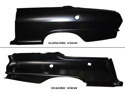 1962-1965 Chevy Nova Quarter Panel, OEM, Left Side