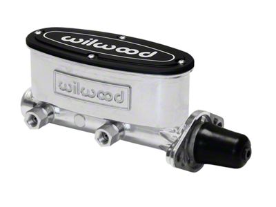 1962-1979 Nova Wilwood Tandem Master Cylinder, Ball-Burnished Aluminum, 1.0 Bore