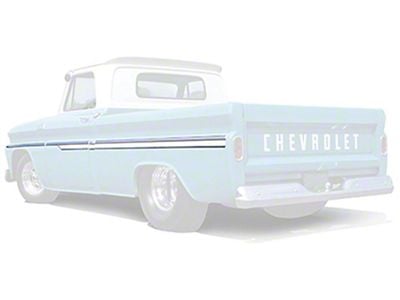 1962-66 Chevy Truck Molding Kit Fleet Side Long Bed