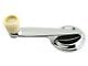 Window Crank Handle,Chrome/Whi