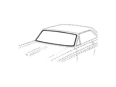 1963-1964 Mercury Windshield Seal, For Convertible, 2 Door Hardtop, Fastback & 4 Door Hardtop