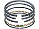 1963-1964 Piston Ring Set - Cast Iron - Comp Size .078 & .093, Oil .187 - 260 V8 - .030 Oversize