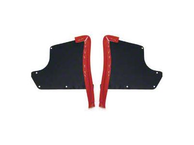 1963-1964Early Corvette Kick Panels With Windlace