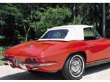 1963-1967 Corvette Convertible Top White (Sting Ray Convertible)