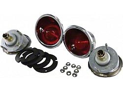 1963-1967 Corvette Taillight Set Without Back-Up Lights