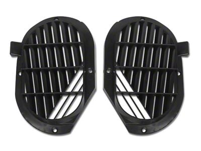 OPR 1963-1967 Corvette Vent Grilles Kick Panel