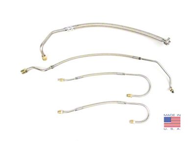 1963-1979 Corvette Power Steering Stainless Steel Hose Kit, Small Block