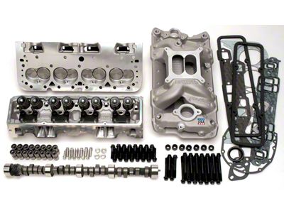 1963-1979 Nova Edelbrock 2098 410Hp Total Power Package Top-End Kit; Includes Cylinder Heads; Cam/Lifters